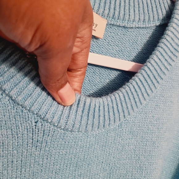 Philosophy | Women's Teal or Turquoise Crewneck Sweater (Size XL) - Picture 6 of 13